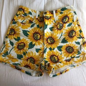 *SOLD*****RARE* American Apparel Sunflower Shorts